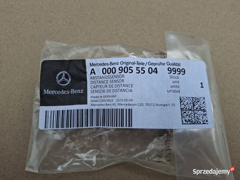 MERCEDES CZUJNIK PARKOWANIA PDC NOWY ORYGINAŁ Bieleń