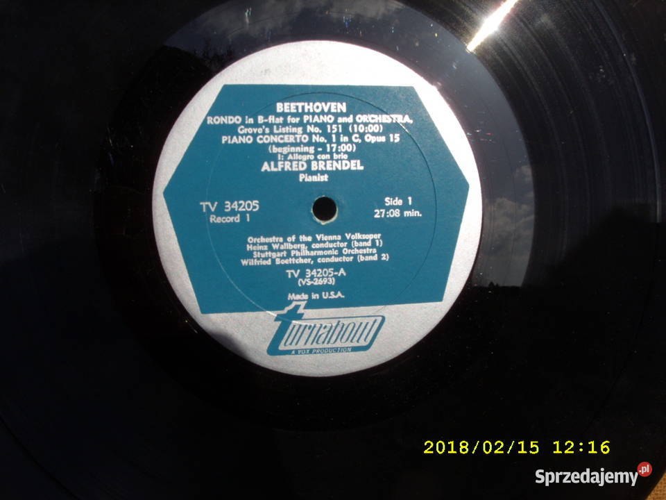 LPklasyka BEETHOVEN5 PIANO KONCERTI5 LP płyta winylowa Wołów
