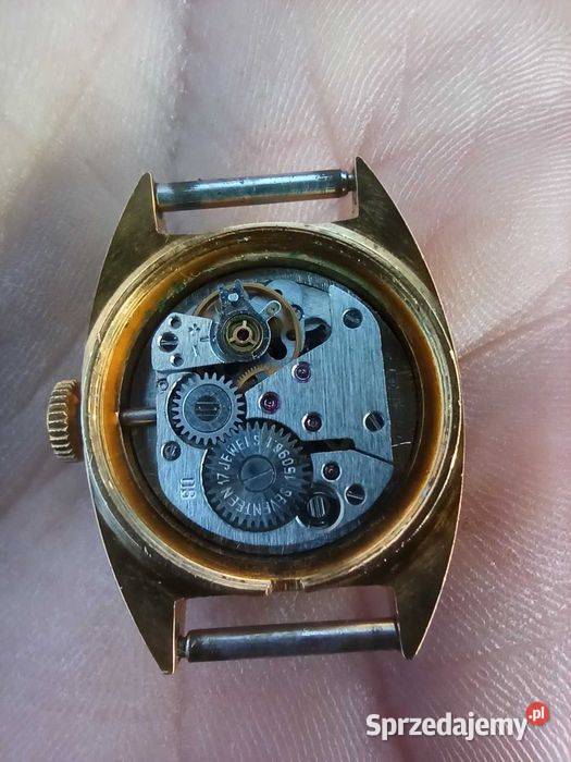 Zegarek zaria pozłacany damski Pozostałe śląskie Gliwice