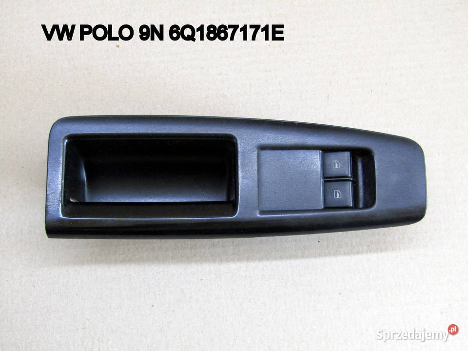 PANEL STEROWANIA SZYBAMI VW POLO 9N 6Q1867171E Rok produkcji 2003 Panele sterowania, przełączniki