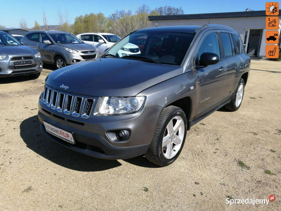 Jeep Compass 20 156 klima tempomat kamera ASR (kontrola trakcji) Strzegom