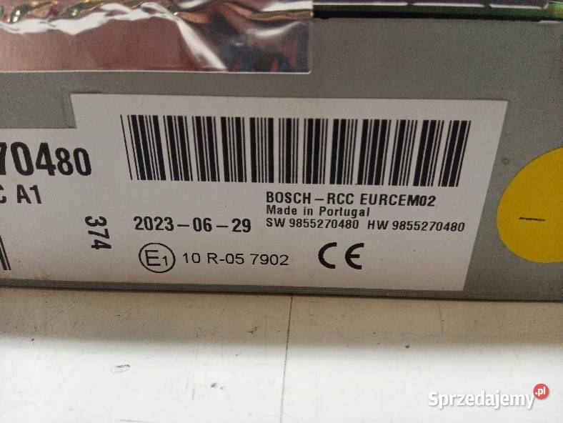 RADIO 9855270480 Citroen C3 III 20162024 osobowe sprzedam