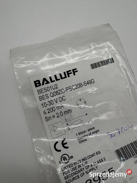 Balluff BES01U2 BES Q08ZC20BS49G Czujnik Warszawa