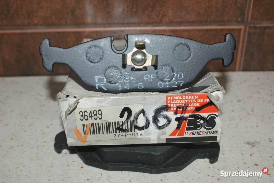 36489 ABS KLOCKI HAMULC BMW 3 E30 8293 TYŁ mazowieckie Białobrzegi