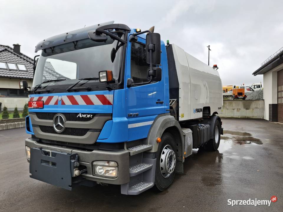 MercedesBenz Axor 1829 Zamiatarka FAUN Euro 5 pomorskie Sierakowice