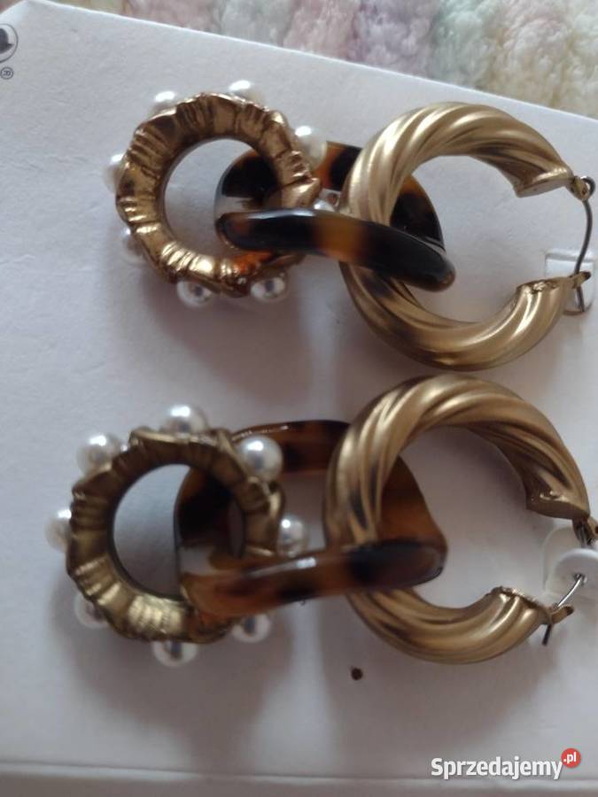 ZARABogato zdobione kolczyki wieczorowe NOWE małopolskie