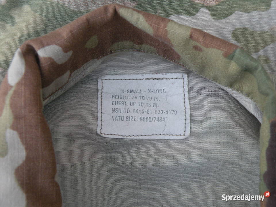 Bluza ACU multicam OCP x small x long Wrocław