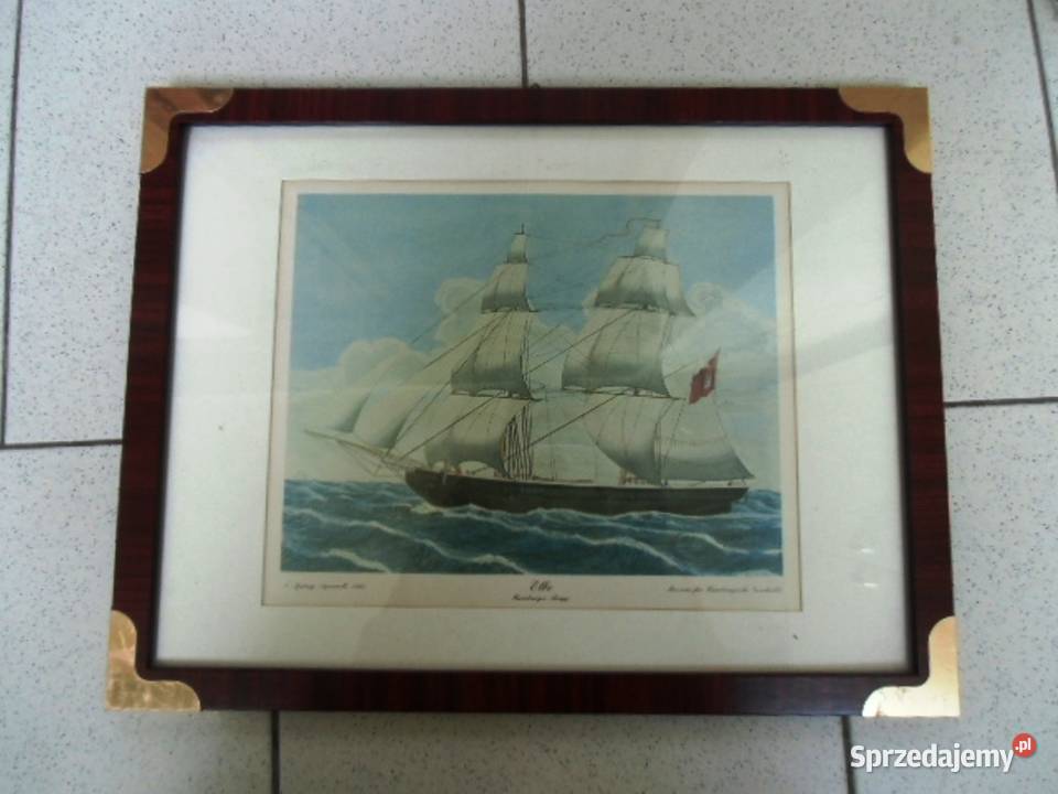 Ricina Żaglowca ELBE z 1865 r w profesionalnej Warszawa