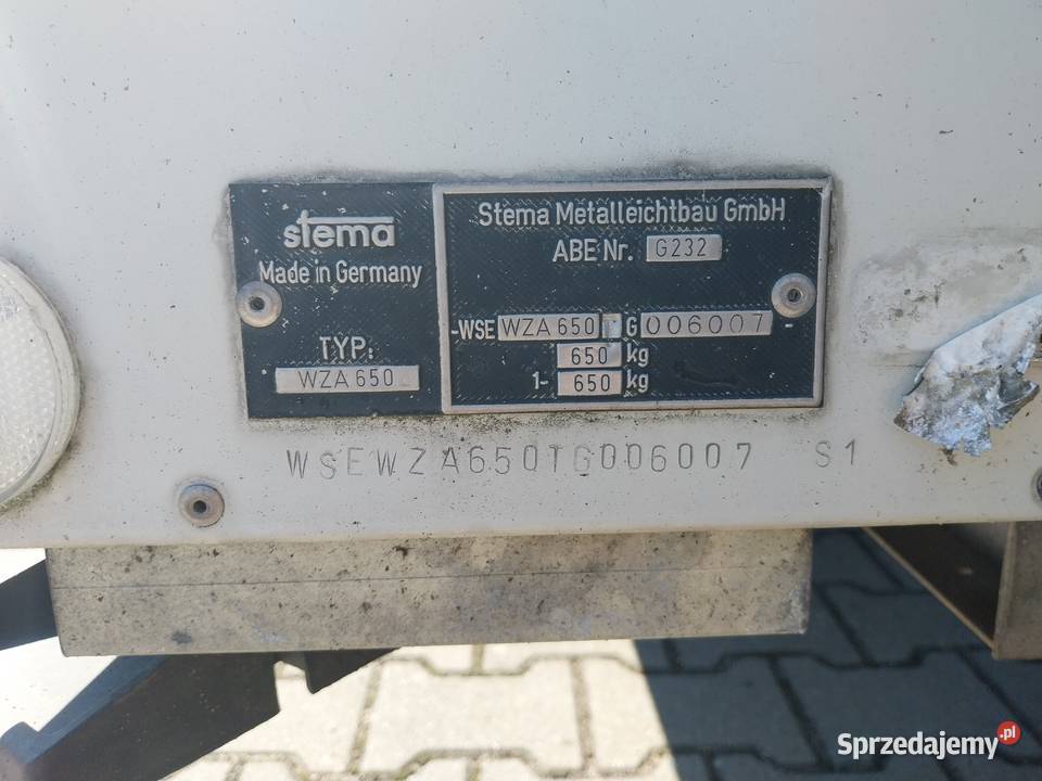 Przyczepa lekka Alpenkreuzer towarowado własnej 1 Grzebowilk
