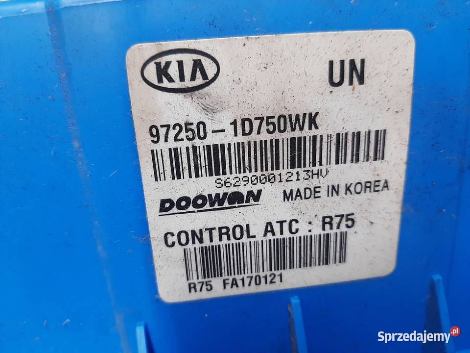 Kia Carens III kompletny panel klimatyzacji łódzkie Ksawerów