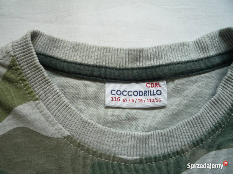 Coccodrillo 116 Koszulka Bluzka Moro Długi Rękaw Szczecin
