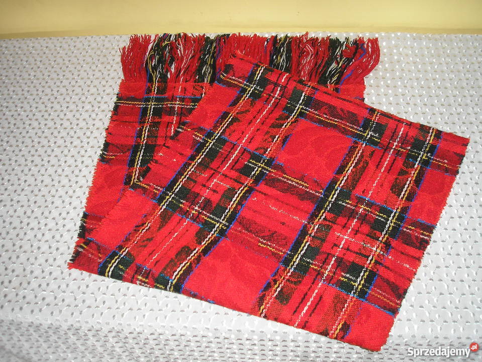 kożuszek czarny L 40 Charter Club szal krata sprzedam