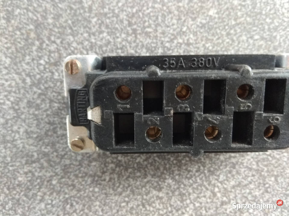 Złącze Harting han 6 HSBbu 35A 380V Elbląg