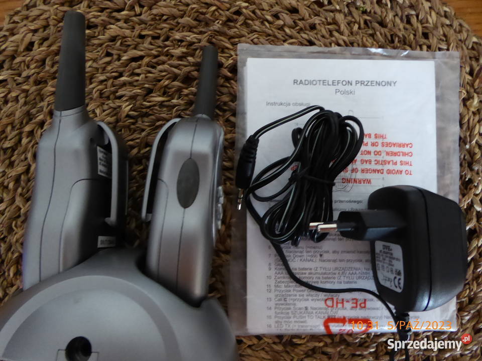 Nieużywane dwa radiotelefony z bazą FIRST o Olsztyn