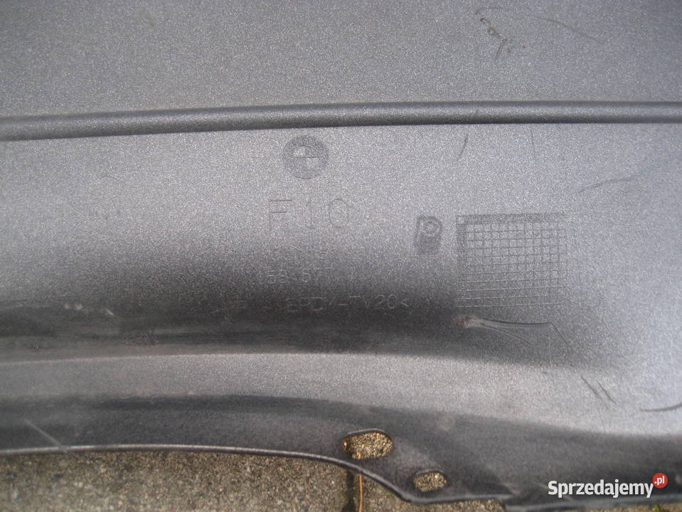 bmw 5 f10 0913r zderzak tył dwie rury bez pdc osobowe Zderzaki Rakoniewice