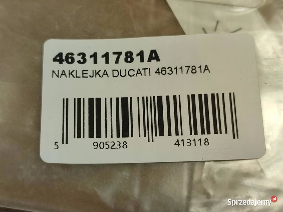 NAKLEJKA HYPERMOTARD 1100 ZADUPEK LEWA DUCATI sprzedam