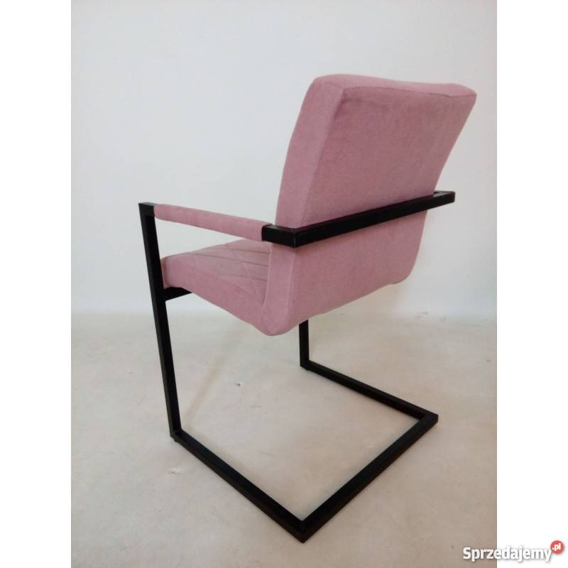 Krzesło Denmark na płozie różowe Label51 sprzedam