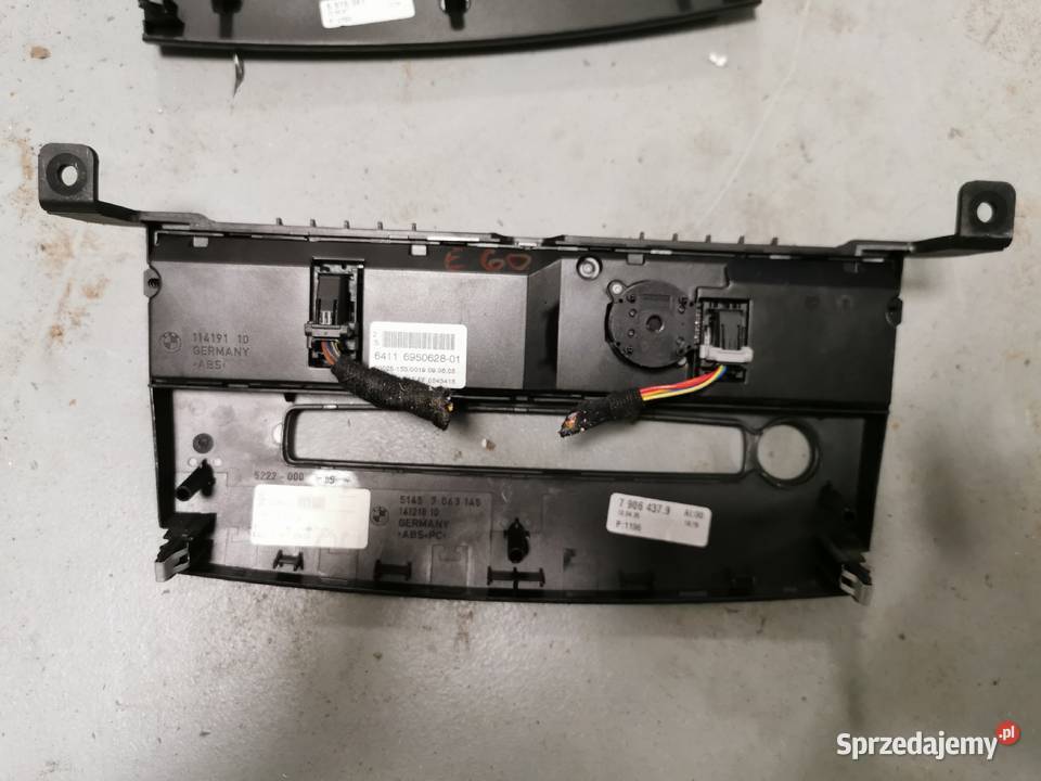 bmw E60 panel sterowania klimatyzacji nawiewu osobowe Międzychód