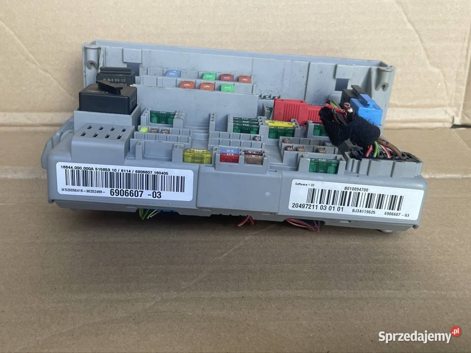 6906607 skrzynka bezpieczników bsi bmw 3 e90 e91
