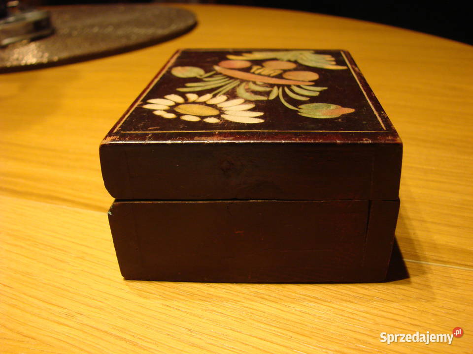 Szklarska Poręba 1956 stare drewniane pudełko pomorskie Pruszcz Gdański sprzedam