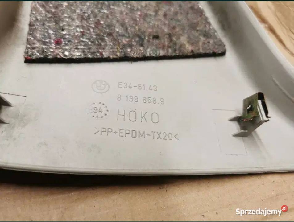 Osłona słupka środkowego BMW E34 prawa śląskie Żory