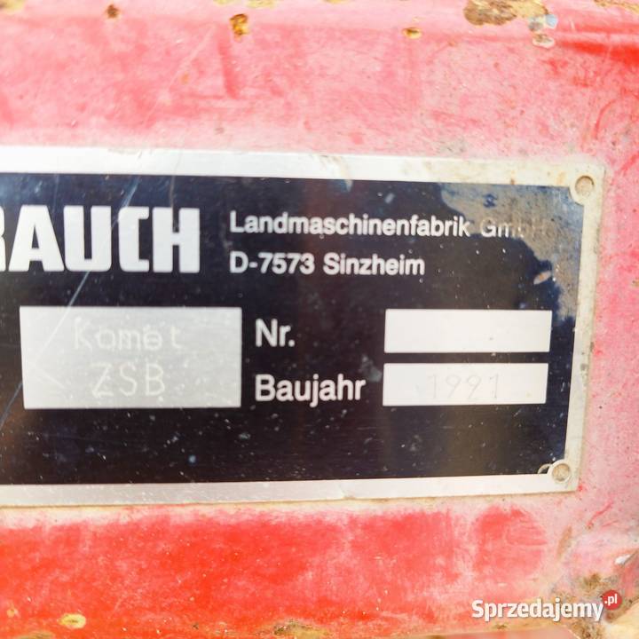 Rozsiewacz nawozu Rauch Khun Komet ZSB 900 z Kuhn Rozsiewacze nawozów lubelskie Michów