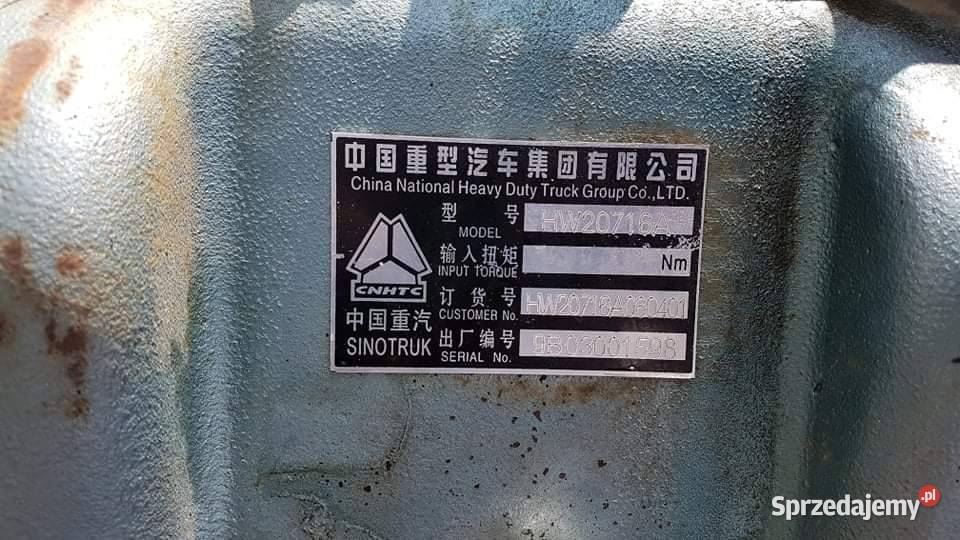 Chiński silnik D103431 249kW 1900rmin Zbylitowska Góra