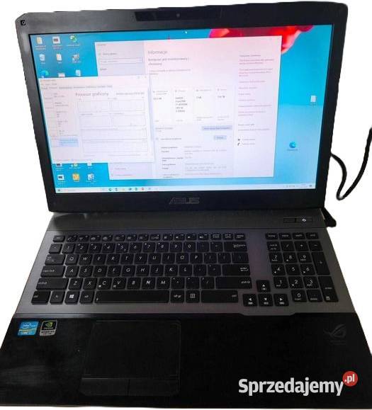 ASUS G75VW i73610QM 32GB RAM GTX 670M 3GB SSD 32GB Libiąż