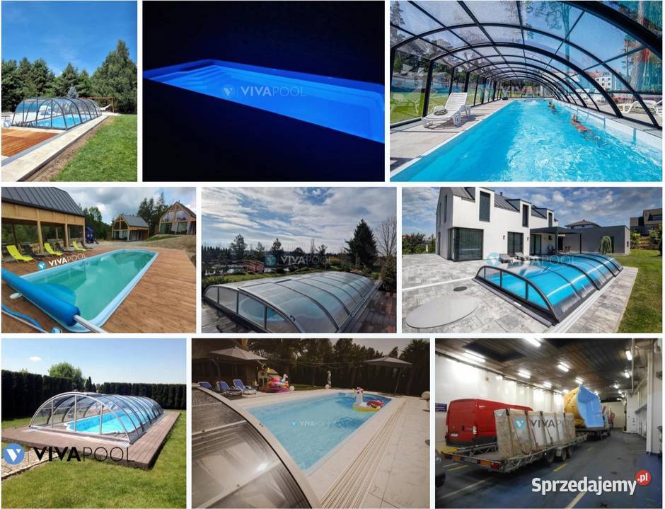 Zadaszenie na basen DUO Smart 1029 x 475 x 230 Radomsko sprzedam