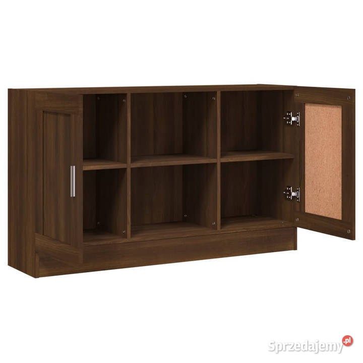 Komoda brązowy dąb 120x305x70 WM815626 Warszawa sprzedam