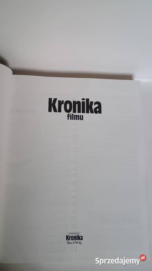 Kronika filmu Wydanie I 1995 r Wydawnictwo mazowieckie Warszawa sprzedam
