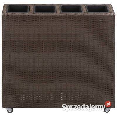 vidaXL Podwyższona donica z 4 wkładami 80x22x79 Warszawa sprzedam
