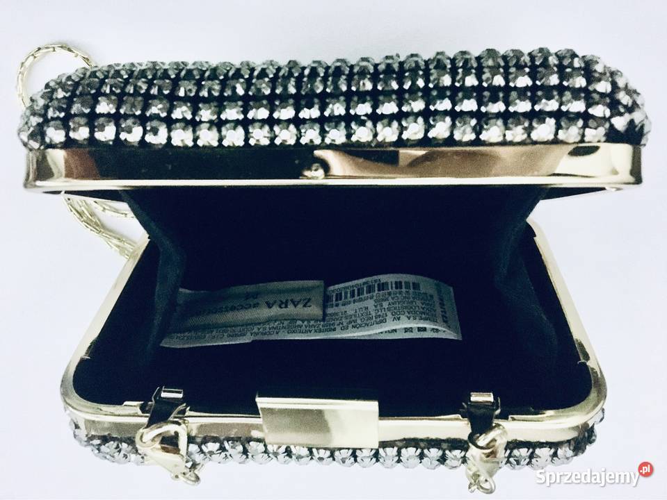 WYJĄTKOWA Torebka srebrnozłota ZARA GERMANY Torby i torebki Warszawa