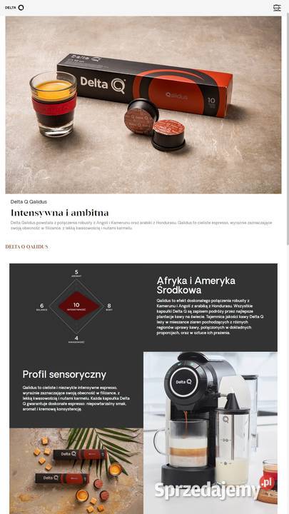 KAPSUŁKI KAWA DO EKSPRESU DO KAWY DELTA Q 4