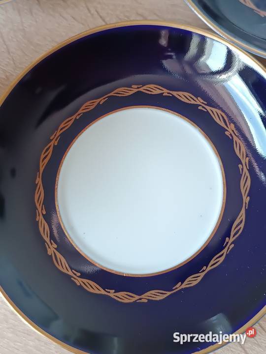 Porcelanowy kobaltowy zestaw GDR Antyki, Sztuka, Kolekcje Gorlice