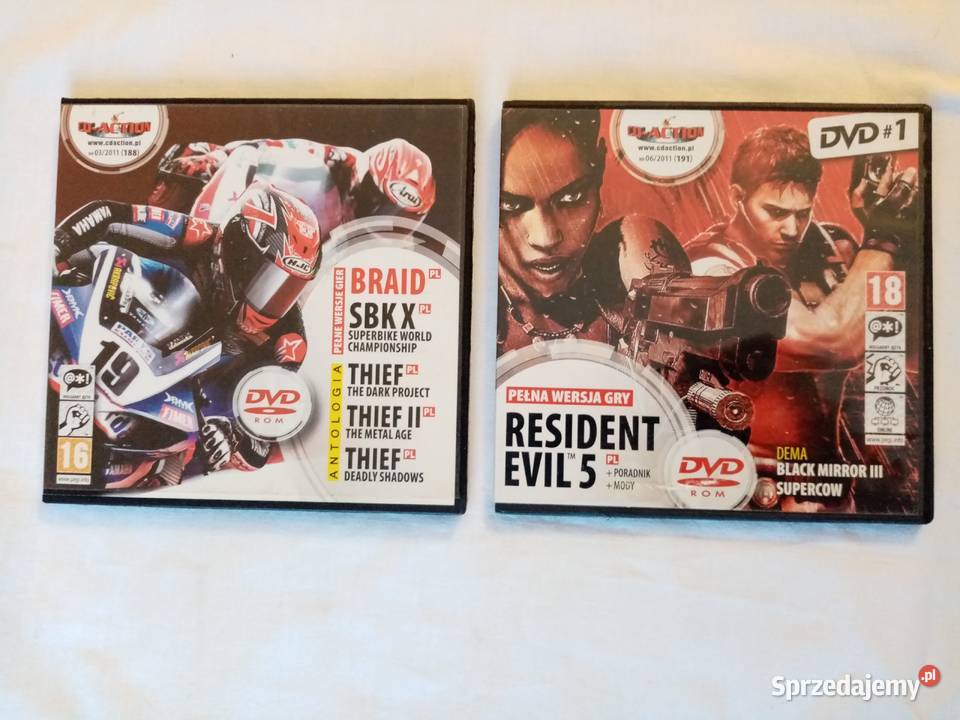 Pełne wersje Resident Evil 5 i trylogii Thief śląskie Katowice