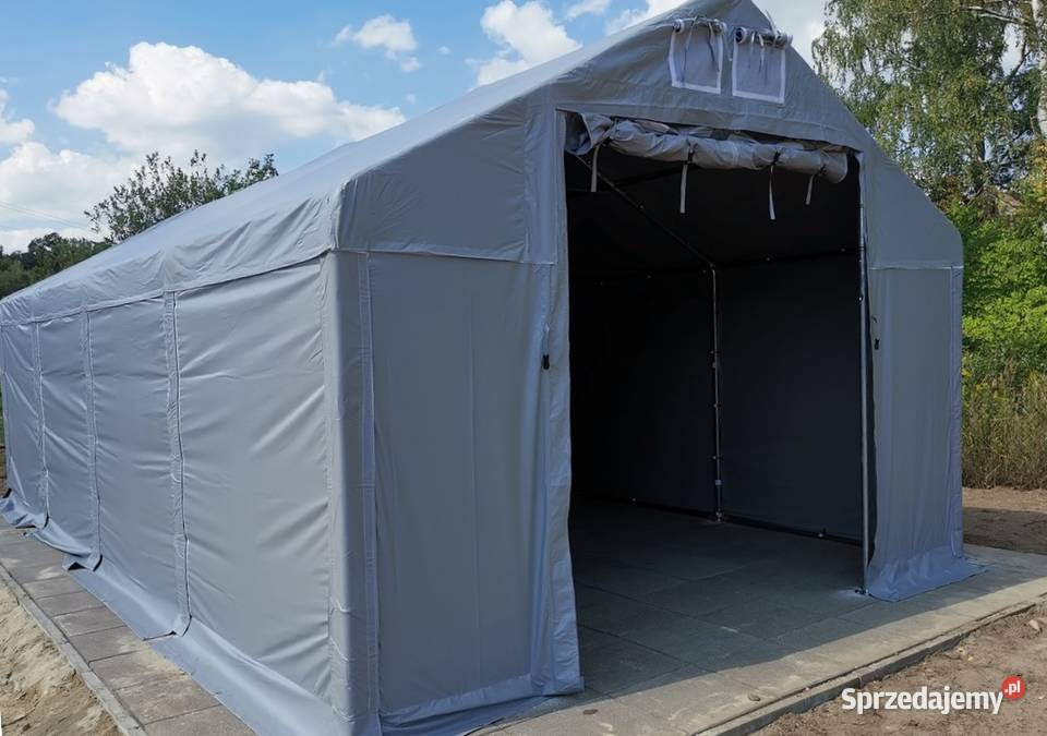 4x8x2m Namiot magazynowy szary całoroczny Winter Katowice