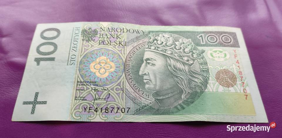 Banknot kolekcjonerski 100 1994 seria mazowieckie Pruszków