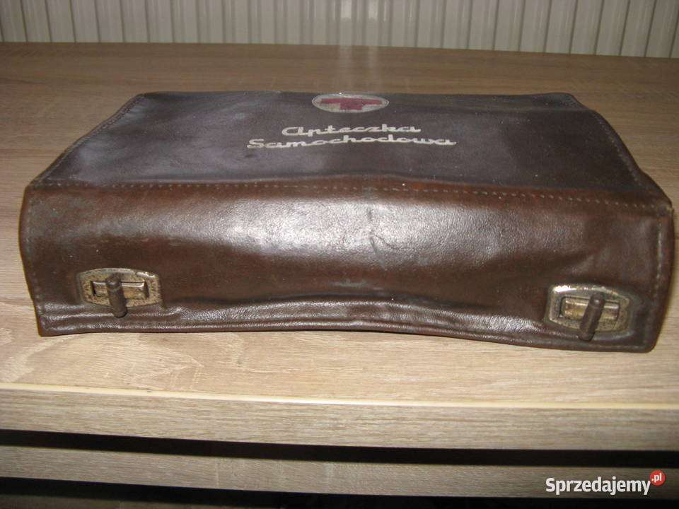 apteczka samochodowa zabytkowa kompletna mazowieckie Ostrołęka