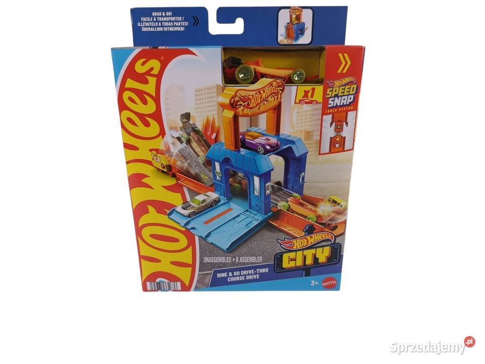 Hot Wheels City Speed Snap Dine Go Kolejki i tory Katowice