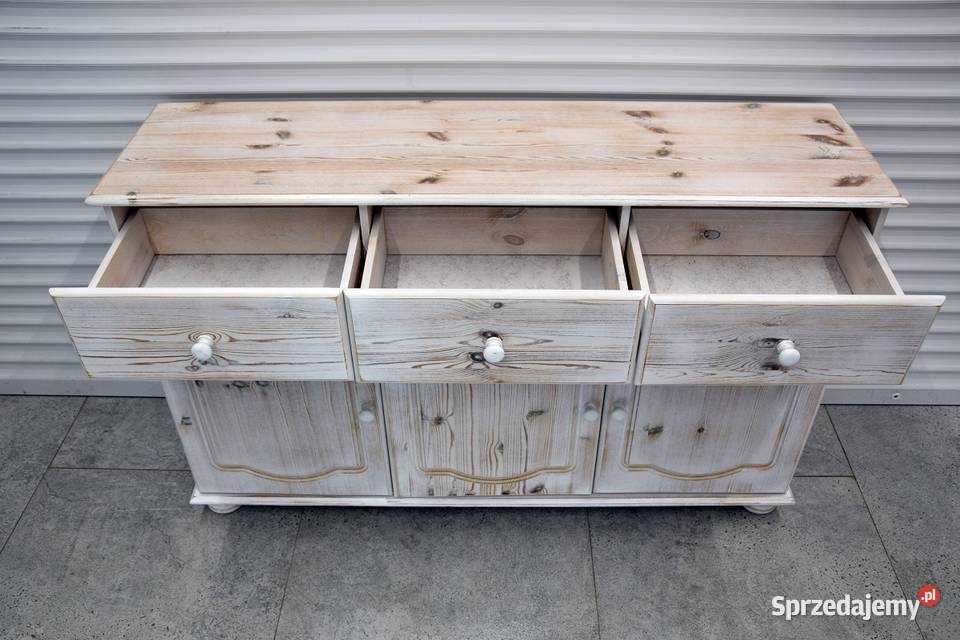 komoda z drewna sosnowego nowa Olsztyn