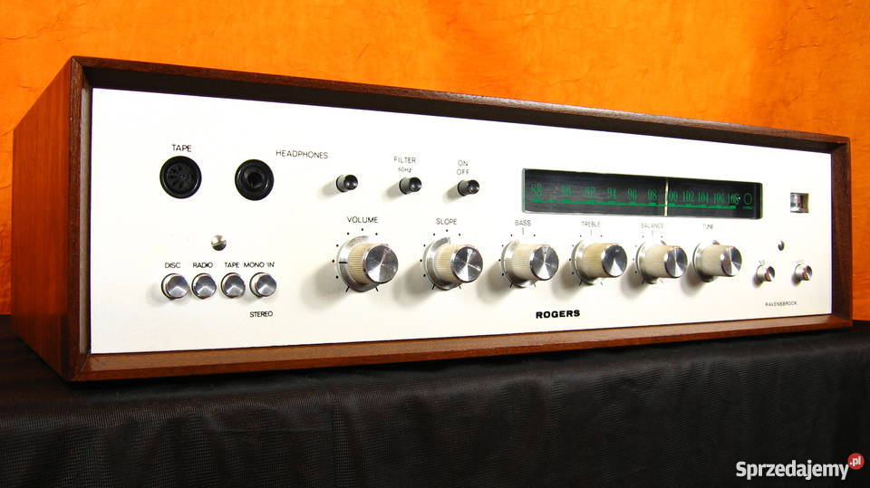 UNIKAT 1971r ROGERS RAVENSBROOK Wzmacniacz Amplitunery