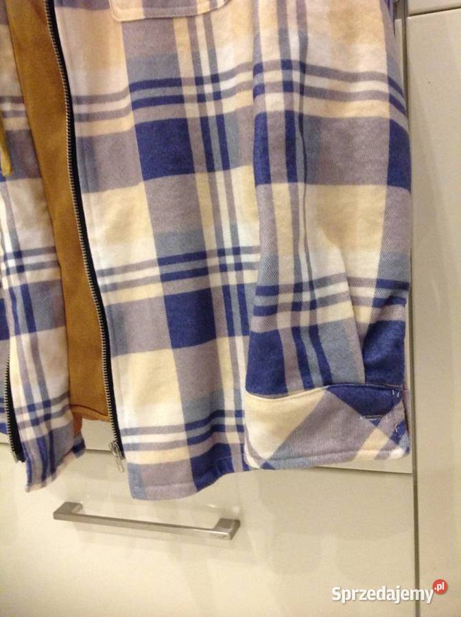 Kurtka Bluza Męska z Kapturem r ML w Krate j Wiosenna/Jesienna  Nowa Sól