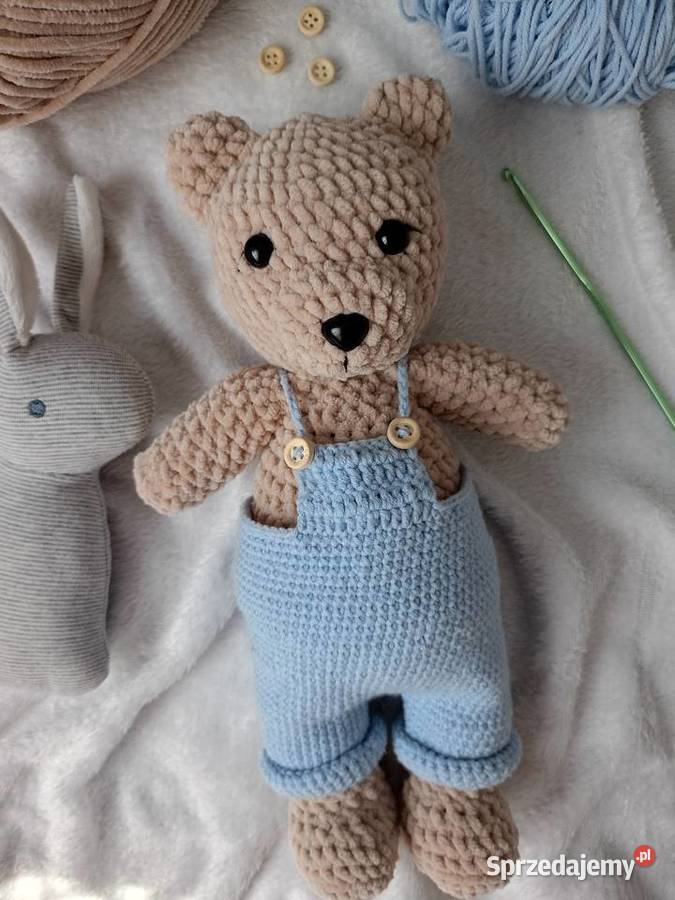 Miś robiony własnoręcznie na szydełku Kielce