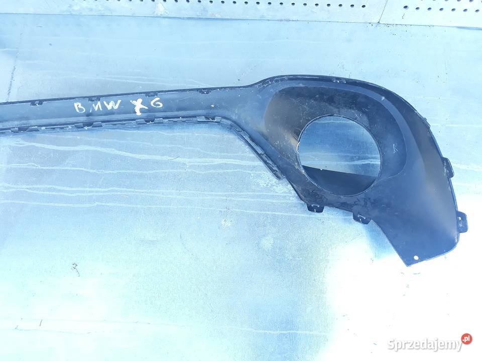 BMW X6 F16 DYFUZOR SPOILER DOKŁADKA ZDERZAKA TYŁ listwy na zderzak Międzychód sprzedam