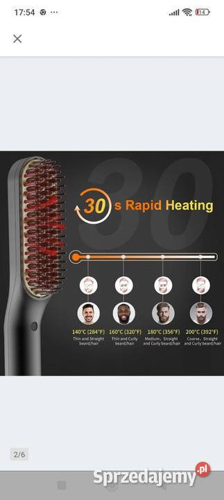 Prostownica do brody i wąsów 2 w 1 Nowy