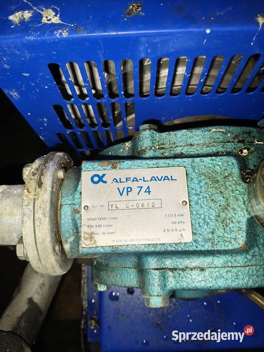 Dojarka alfa laval vp74 podlaskie Brańsk
