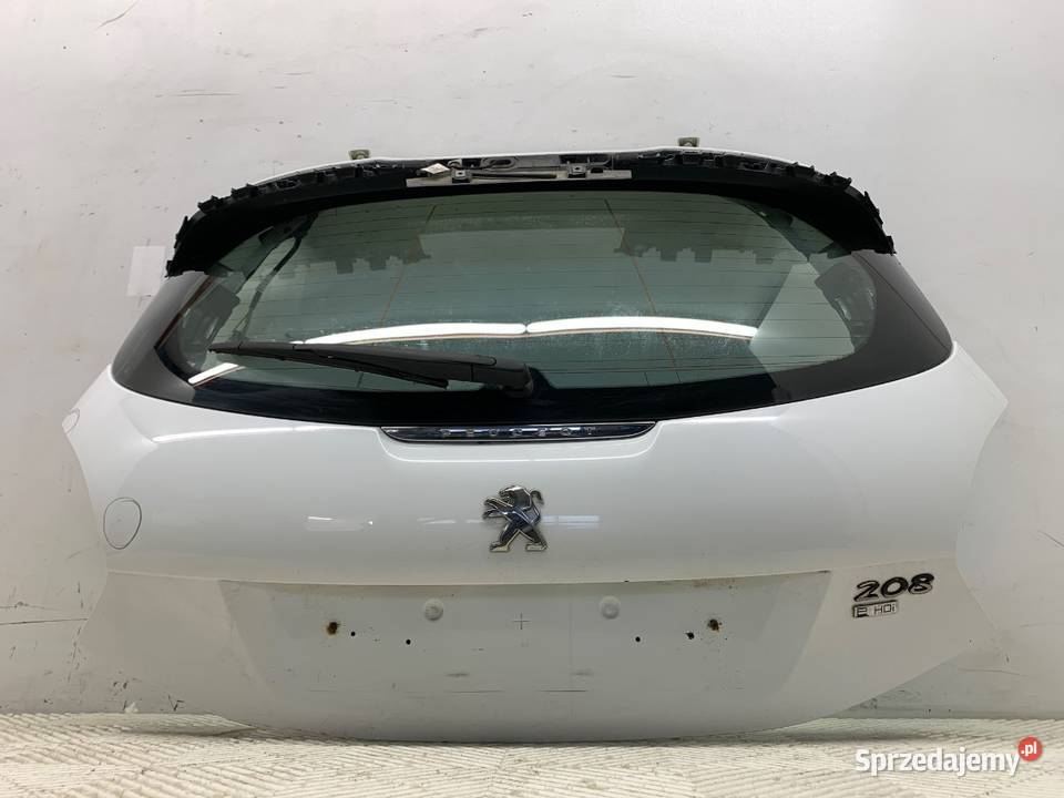 KLAPA TYŁ PEUGEOT 208 I Hatchback LAKIER BIAŁY osobowe sprzedam