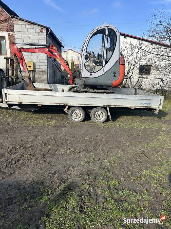 Przyczepa laweta 3500 dmc towarowe Zator