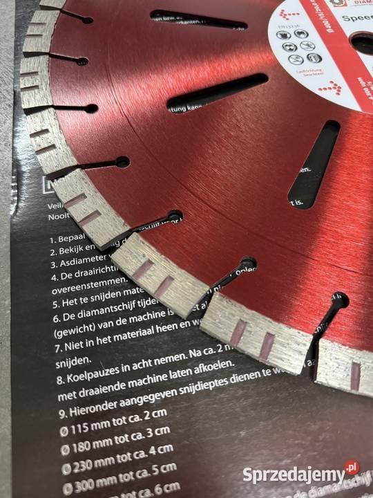 Tarcza diamentowa 400mm do betonu segment turbo Wrocław